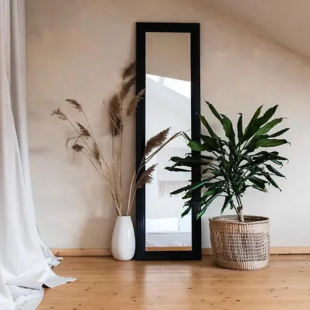 White Loft In Center With 2 King Size Beds Riga