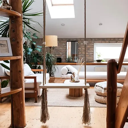 Lejlighed White Loft In Center With 2 King Size Beds *