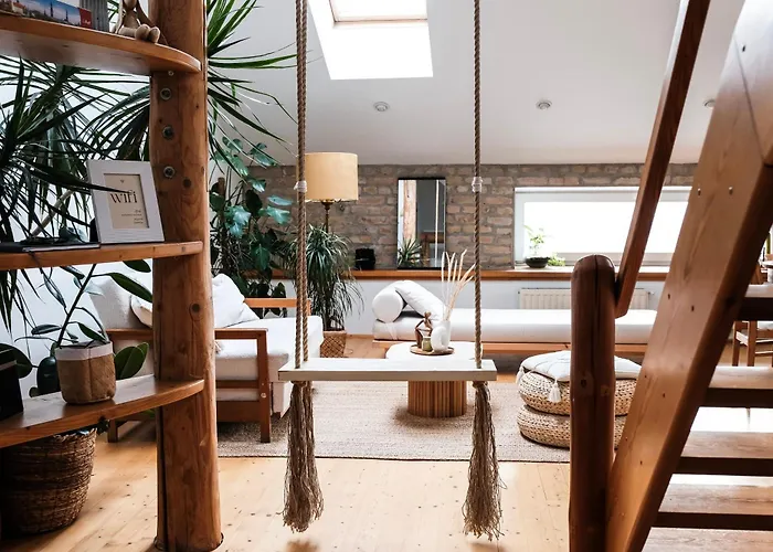 Dzīvoklis White Loft In Center With 2 King Size Beds *