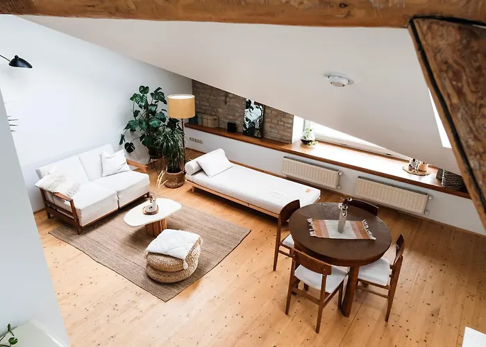 White Loft In Center With 2 King Size Beds Apartment *
