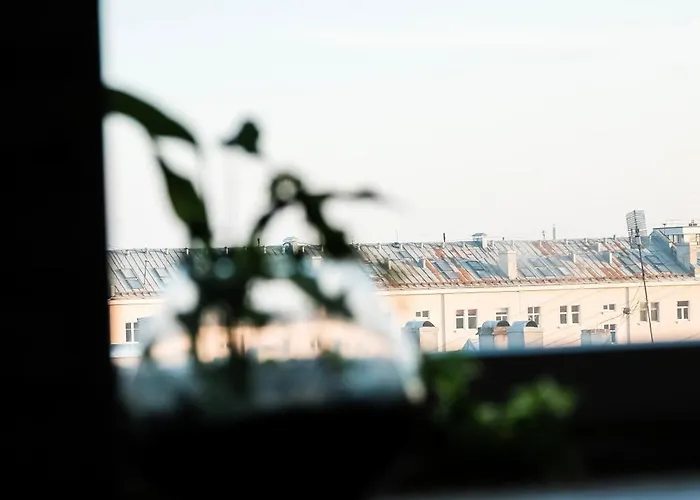 White Loft In Center With 2 King Size Beds Dzīvoklis Riga