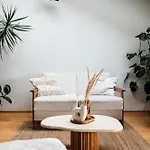 White Loft In Center With 2 King Size Beds Apartment Riga