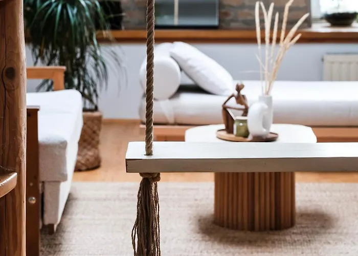 White Loft In Center With 2 King Size Beds Ryga