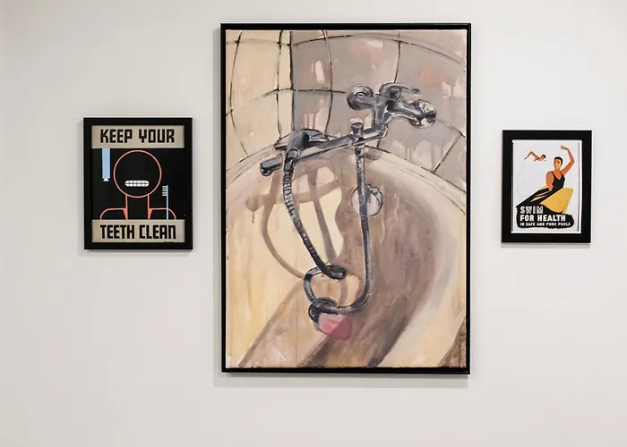 White Loft In Center With 2 King Size Beds Apartament