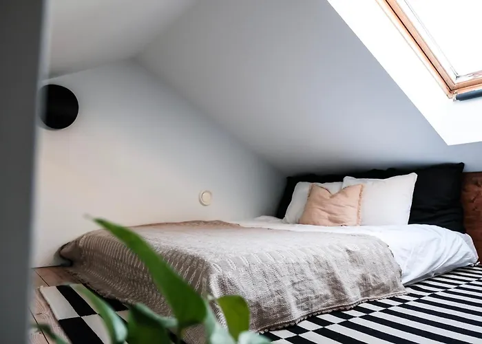 White Loft In Center With 2 King Size Beds Apartament *